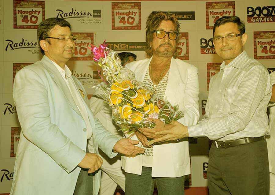 corporate party with celebrity