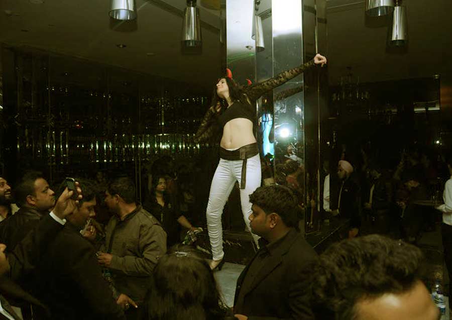 Russian dancer performing